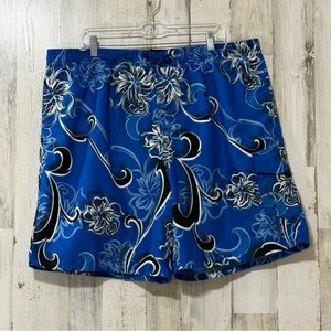Speedo Blue Floral Board Shorts
